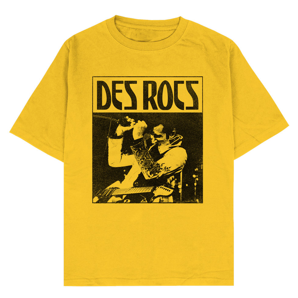 Des Rocs Yellow tour tee