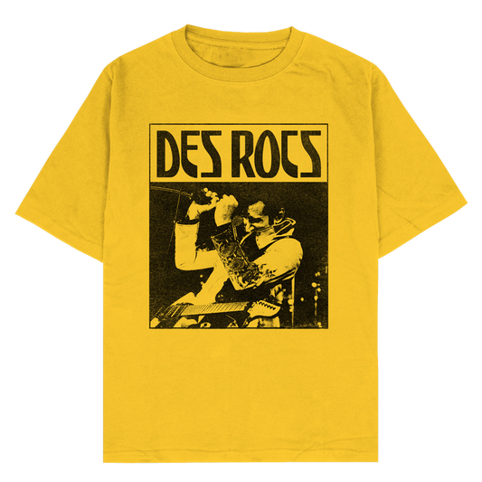 Des Rocs Yellow tour tee